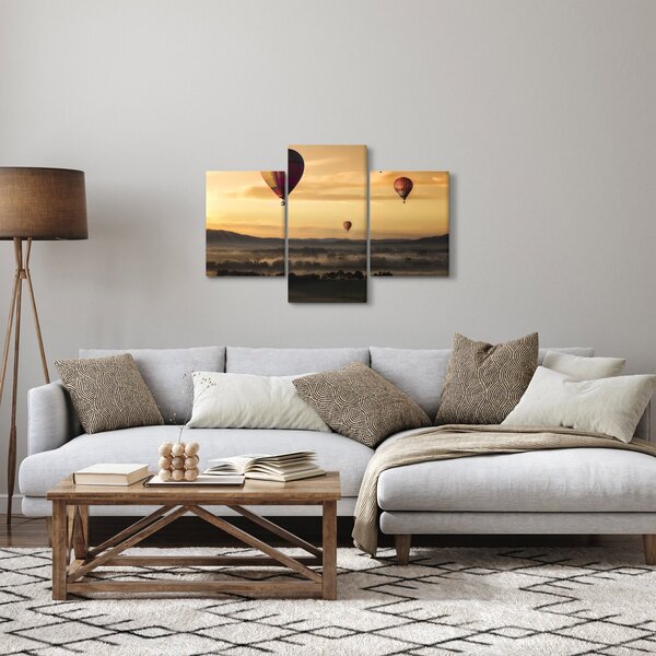 Slika - leteći baloni (90x60 cm)