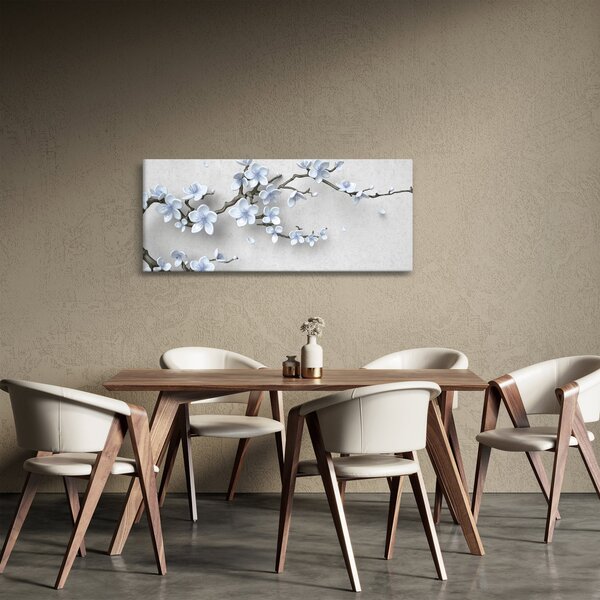 Slika plavog cvijeća (120x50 cm)