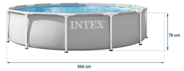 Intex okvirni bazen 366 x 76 cm s filtracijskom pumpom