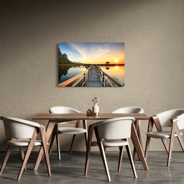 Slika drvenog gata (90x60 cm)