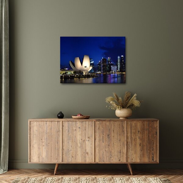 Slika Singapura noću (70x50 cm)
