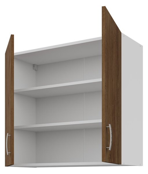 Zondo.hr Gornji kuhinjski ormarić Sylrona 80 G 72 2F (hrast lefkas + bijela). 1032946