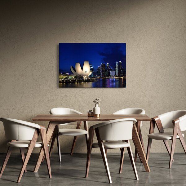 Slika Singapura noću (90x60 cm)