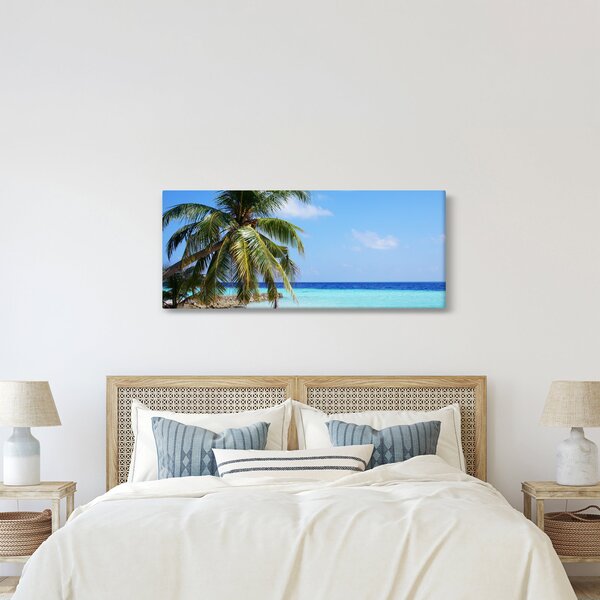 Slika palme na plaži (120x50 cm)