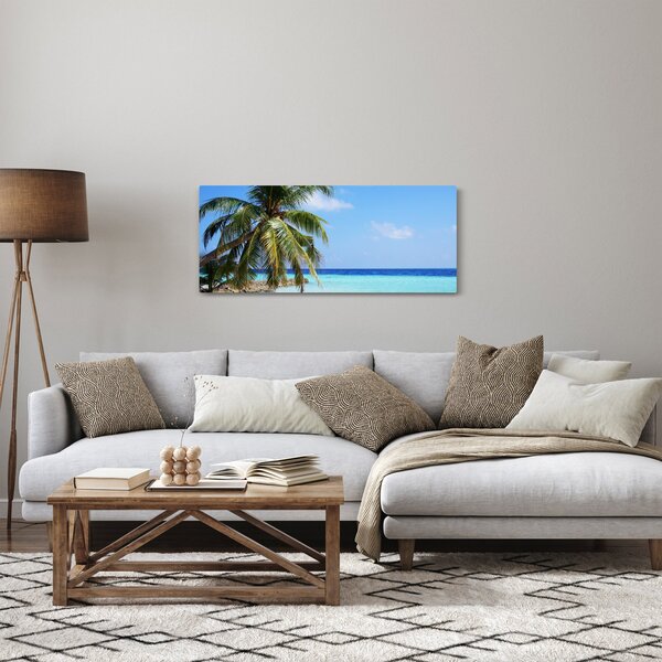 Slika palme na plaži (120x50 cm)
