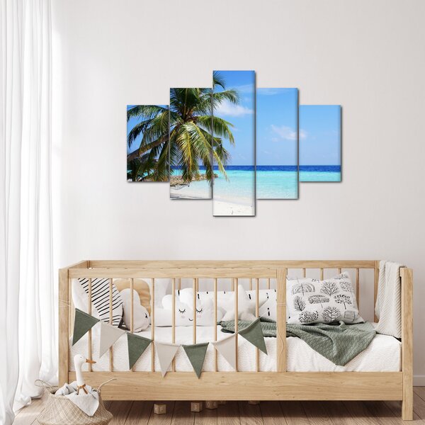 Slika palme na plaži (150x105 cm)