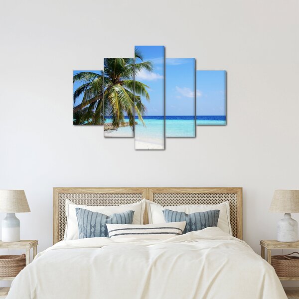 Slika palme na plaži (150x105 cm)