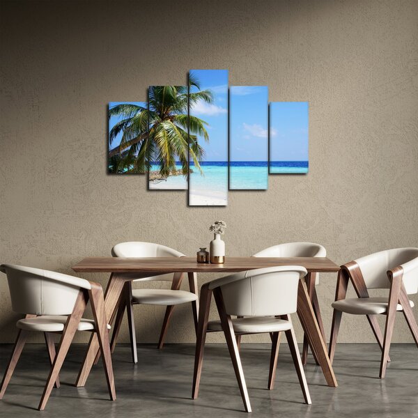 Slika palme na plaži (150x105 cm)