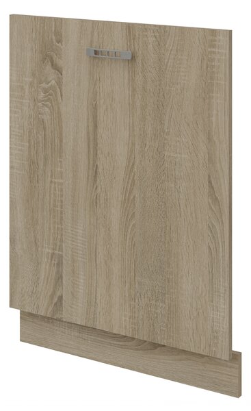 Vrata za ugrađenu perilicu posuđa Sylrona ZM 713 x 596 (hrast sonoma + bijela )
