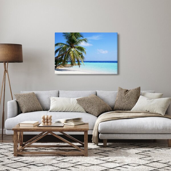 Slika palme na plaži (90x60 cm)