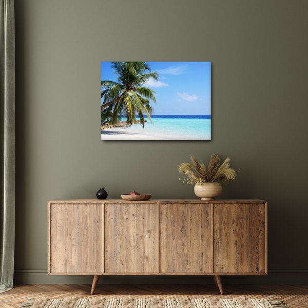Slika palme na plaži (70x50 cm)