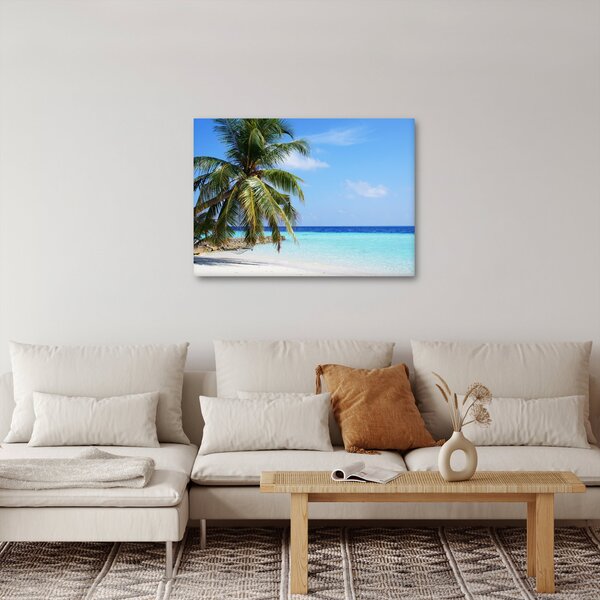 Slika palme na plaži (70x50 cm)