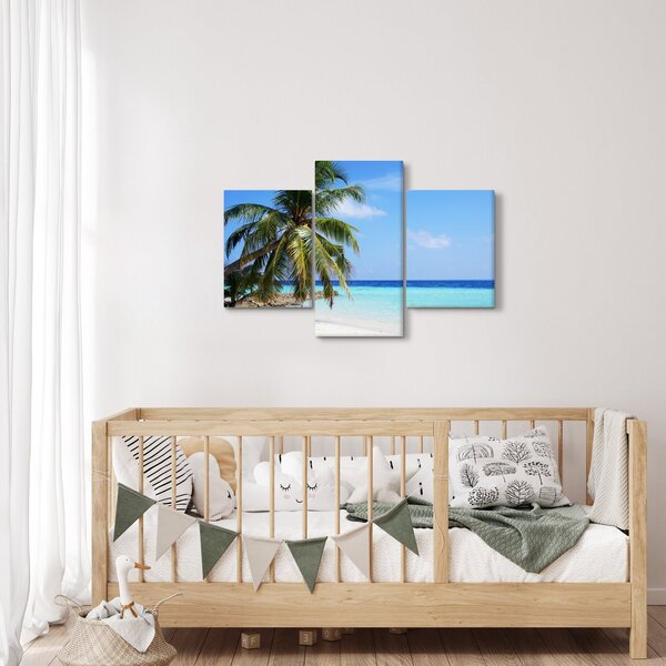 Slika palme na plaži (90x60 cm)
