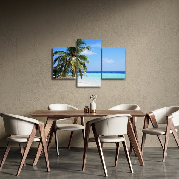 Slika palme na plaži (90x60 cm)