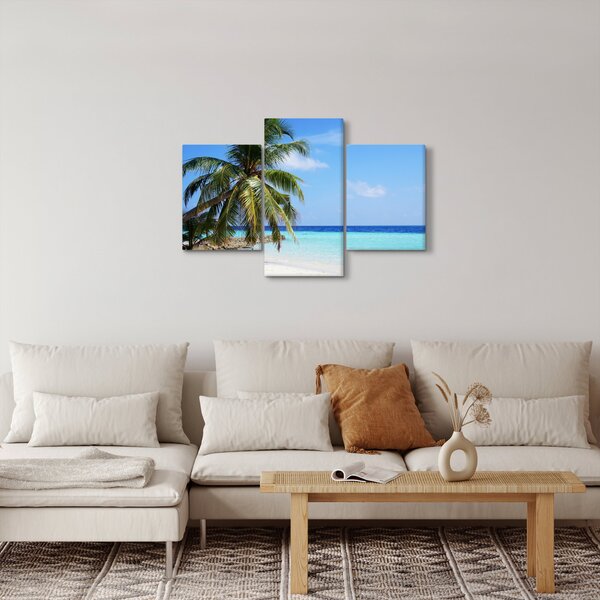 Slika palme na plaži (90x60 cm)