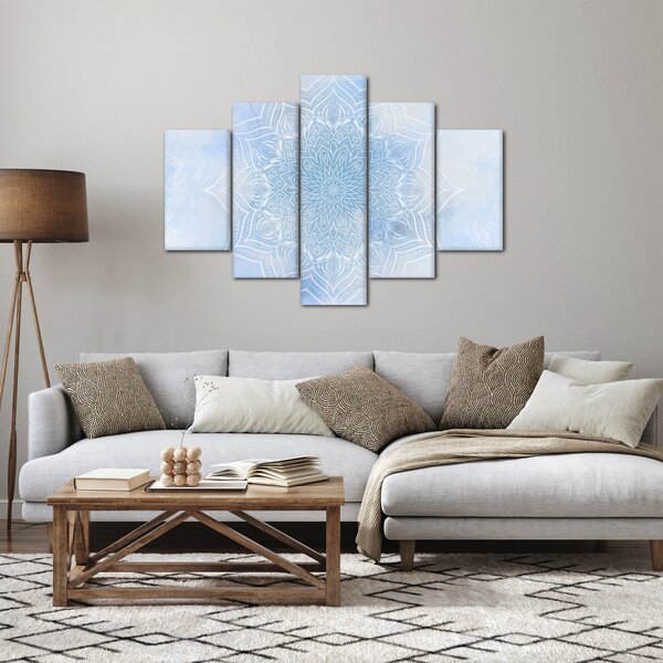 Slika - Zimska mandala (150x105 cm)