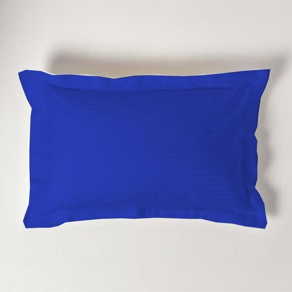 Jastučnica damast s ukrasnim rubom plava - 40 x 40 cm