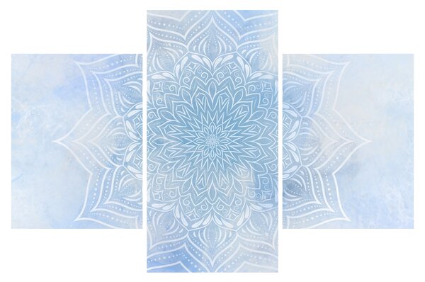 Slika - Zimska mandala (90x60 cm)