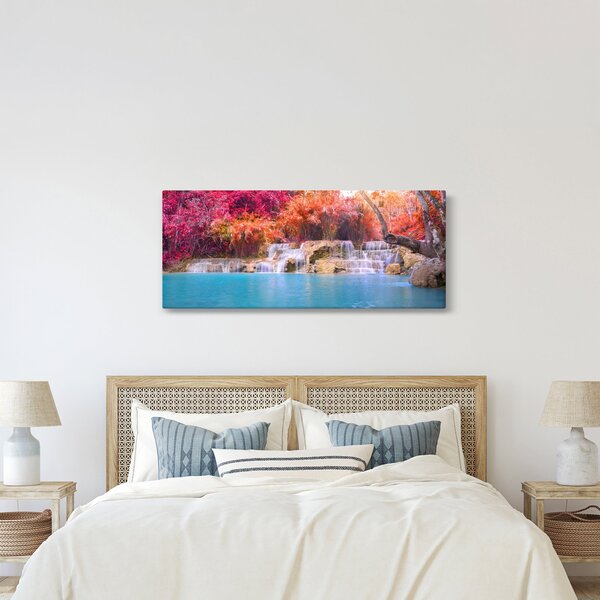 Slika tirkizne lagune, Laos, Tat Kuang Si (120x50 cm)