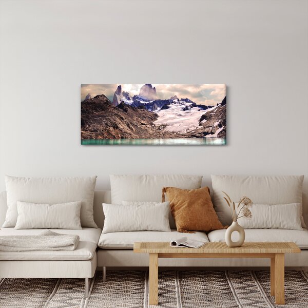 Slika planinskog jezera (120x50 cm)