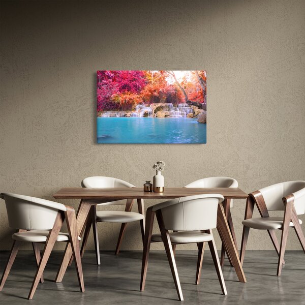 Slika tirkizne lagune, Laos, Tat Kuang Si (90x60 cm)