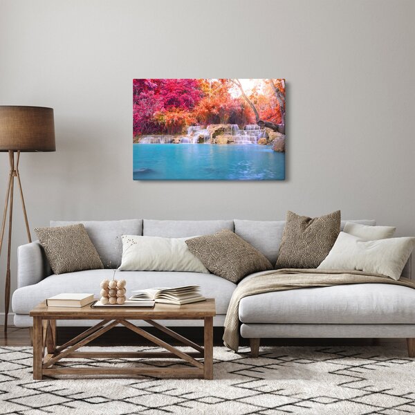 Slika tirkizne lagune, Laos, Tat Kuang Si (90x60 cm)