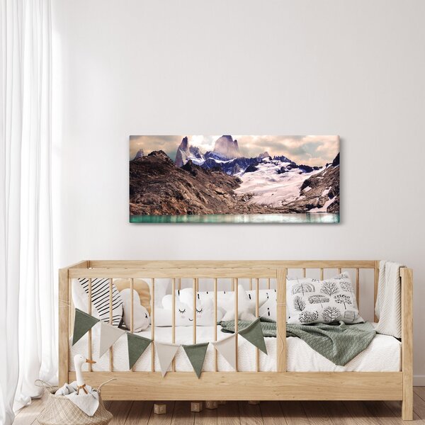 Slika planinskog jezera (120x50 cm)