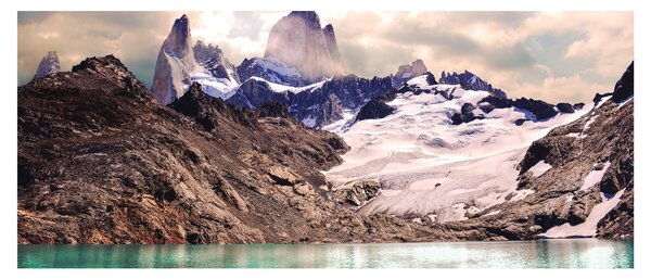 Slika planinskog jezera (120x50 cm)