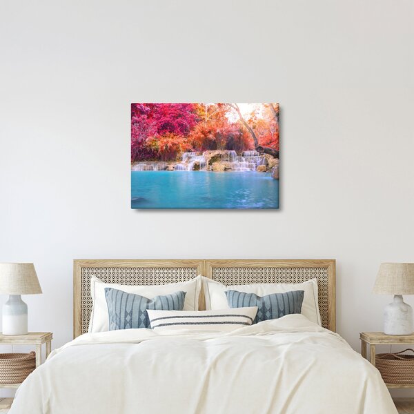 Slika tirkizne lagune, Laos, Tat Kuang Si (70x50 cm)
