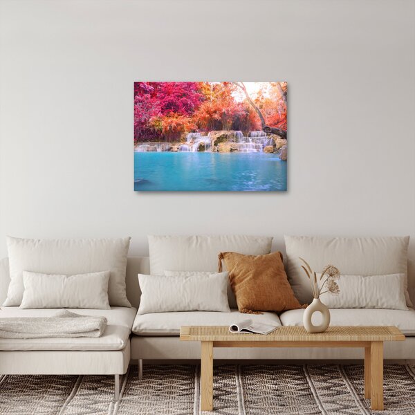 Slika tirkizne lagune, Laos, Tat Kuang Si (70x50 cm)