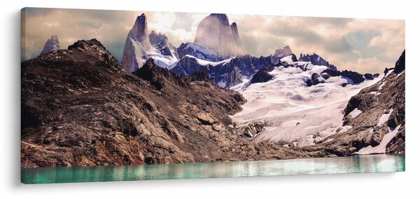 Slika planinskog jezera (120x50 cm)