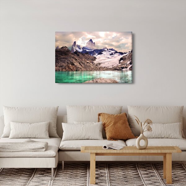 Slika planinskog jezera (90x60 cm)