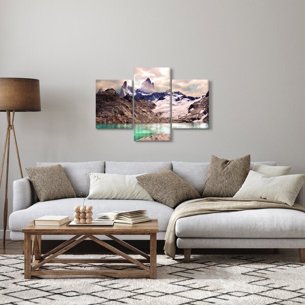 Slika planinskog jezera (90x60 cm)