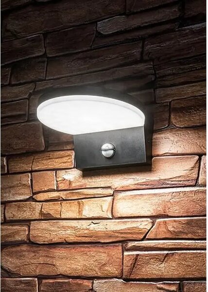BATIDA VANJSKA ZIDNA SVJETILJKA LED 9W/CRNA/IP54/900lm RA77119