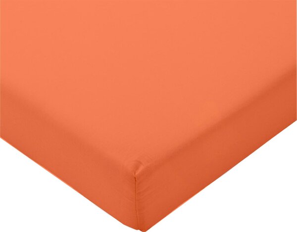 Plahta s gumom - narančasta - 120 x 200 cm