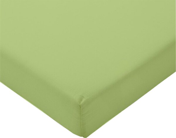 Plahta s gumom - kiwi zelena - 100 x 200 cm