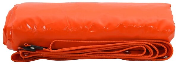 Cerada 650g / m² Narančasta 5 x 5 m Platno s PVC premazom - Narančasta 5 x 5 m with eyelets