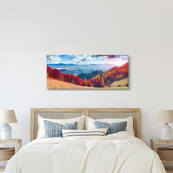 Slika šarenog jesenjeg krajolika (120x50 cm)