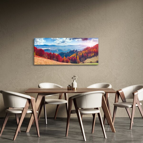 Slika šarenog jesenjeg krajolika (120x50 cm)