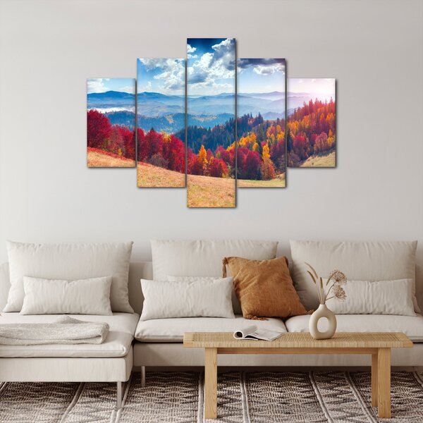 Slika šarenog jesenjeg krajolika (150x105 cm)