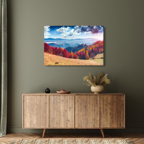 Slika šarenog jesenjeg krajolika (90x60 cm)