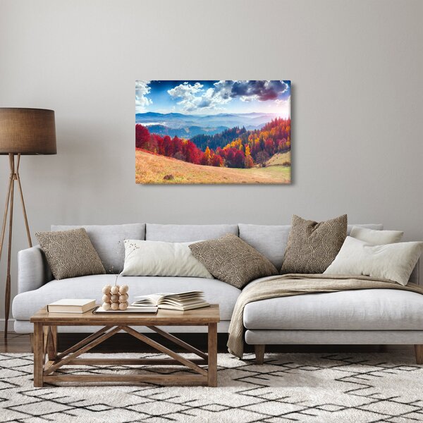 Slika šarenog jesenjeg krajolika (90x60 cm)