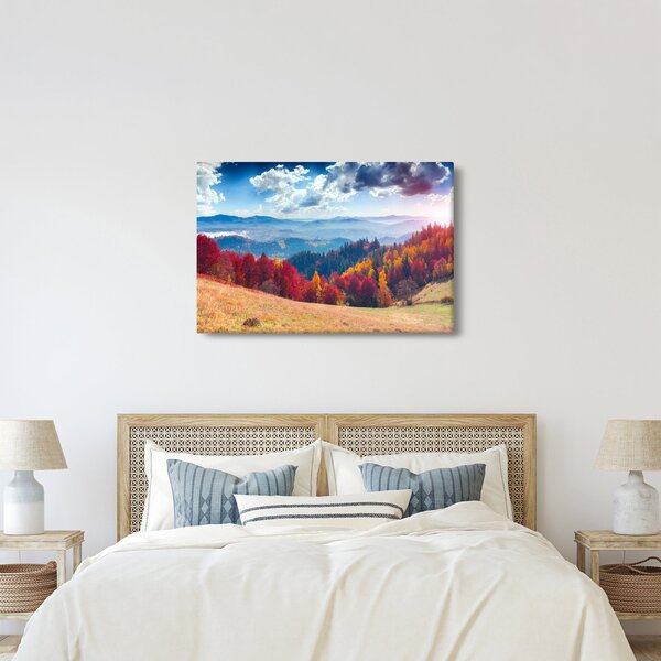 Slika šarenog jesenjeg krajolika (90x60 cm)