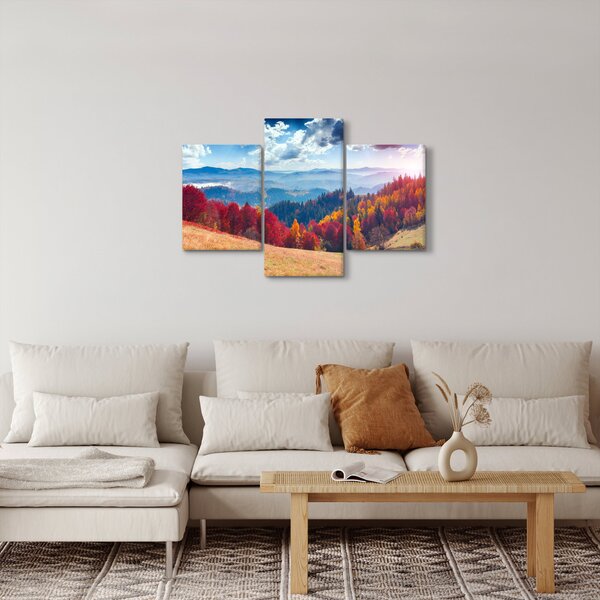 Slika šarenog jesenjeg krajolika (90x60 cm)
