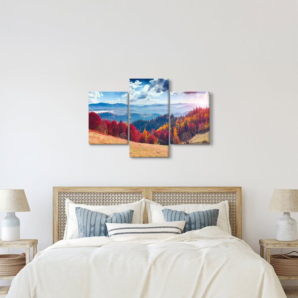 Slika šarenog jesenjeg krajolika (90x60 cm)