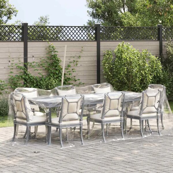 Prozirna cerada s ušicama 2x5 m PVC - 2 x 5 m