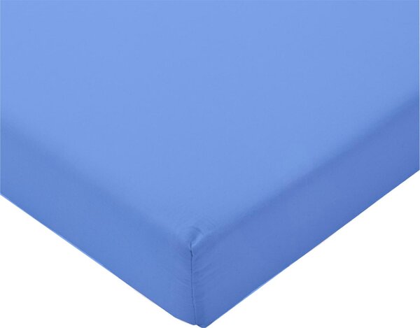 Plahta s gumom - plava - 100 x 200 cm
