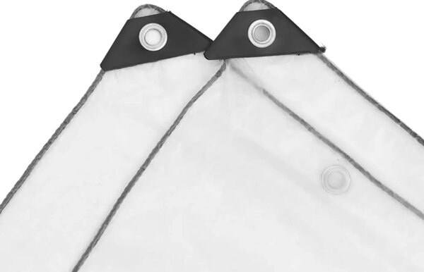 Prozirna cerada s ušicama 2x3 m polietilen - 2 x 3 m