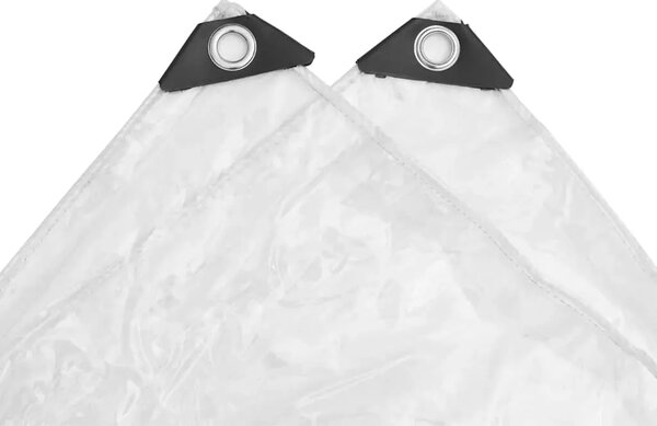 Prozirna cerada s ušicama 2x3 m PVC - 2 x 3 m