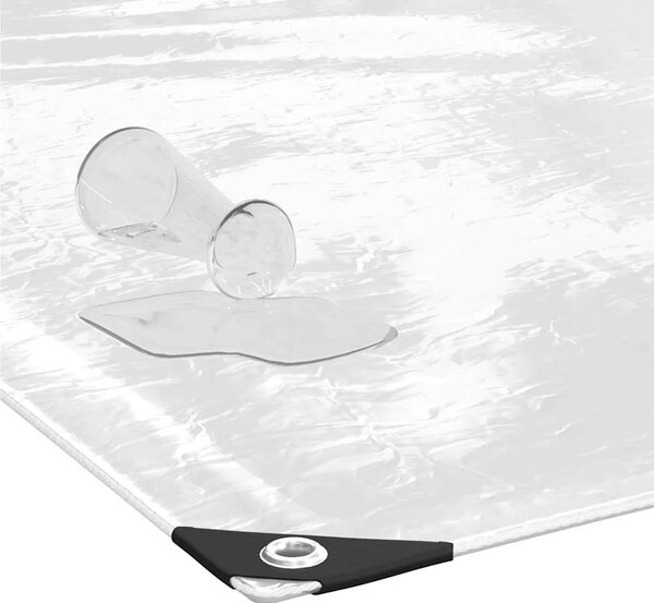 Prozirna cerada s ušicama 2x3 m PVC - 2 x 3 m